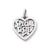 "Special Sister" Heart Charm