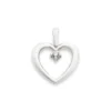 Heart With Diamond Pendant