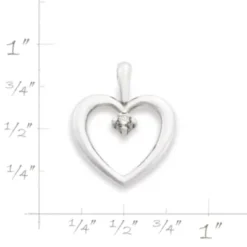 Heart With Diamond Pendant 5 Heart With Diamond Pendant -Charmora Shop CM 1895 748377 rul
