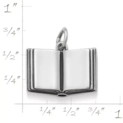 Open Book Charm -Charmora Shop CM 1952 217307 rul