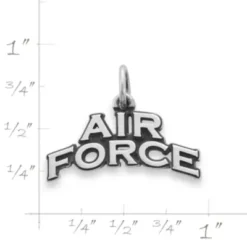 "Air Force" Charm -Charmora Shop CM 1954 127819 rul