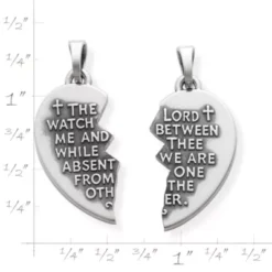 Watch Over Thee Prayer Pendant Set -Charmora Shop CM 2072 420270 rul