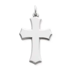 Beveled Clechee Cross Pendant