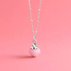 Awareness Ribbon Art Glass Charm -Charmora Shop CM 3096 394867 altS