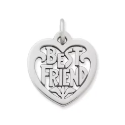 "Best Friend" Heart Charm