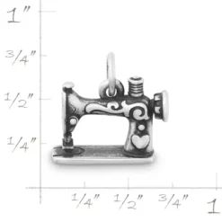 Vintage Sewing Machine Charm -Charmora Shop CM 3297 395975 rul