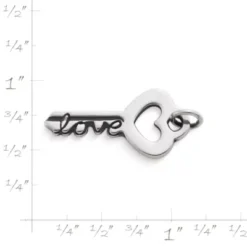 The Key To "Love" Pendant -Charmora Shop CM 3331 527561 rul