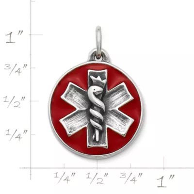 Enamel Medical Alert Charm 2 Enamel Medical Alert Charm - Image 2