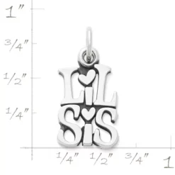 "Lil Sis" Charm -Charmora Shop CM 5581 600056 rul