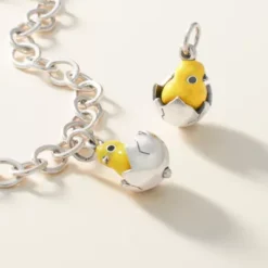 Enamel Chicks Rule Charm -Charmora Shop CM 5590 583343 altS