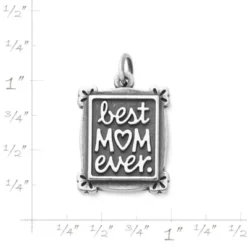 Best Mom Ever Charm -Charmora Shop CM 5594 219279 rul