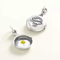Enamel "Sunny Side Up" Charm -Charmora Shop CM 5634 516658 altS