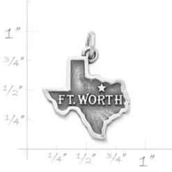 "Fort Worth" Charm -Charmora Shop CM 5717 906990 rul