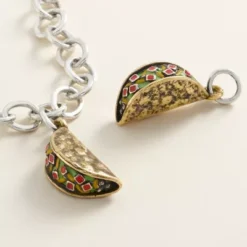 Enamel Taco Tuesday Charm -Charmora Shop CM 5726 647957 altS