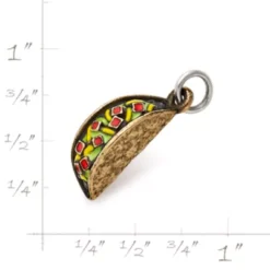 Enamel Taco Tuesday Charm -Charmora Shop CM 5726 647957 rul