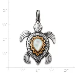 Sea Turtle Gemstone Pendant 5 Sea Turtle Gemstone Pendant -Charmora Shop CM 5732 643551 rul