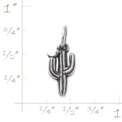 Saguaro Cactus With Bird Charm -Charmora Shop CM 5783 583711 rul