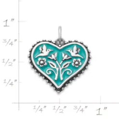 Enamel Hearts In Bloom Charm 9 Enamel Hearts In Bloom Charm -Charmora Shop CM 5789 327568 rul