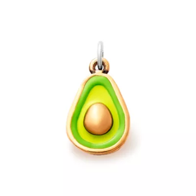 Enamel Avocado Charm 1 Enamel Avocado Charm