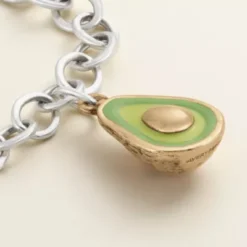Enamel Avocado Charm 7 Enamel Avocado Charm -Charmora Shop CM 5804 705397 altS