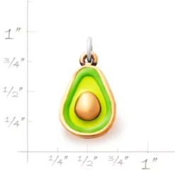 Enamel Avocado Charm 9 Enamel Avocado Charm -Charmora Shop CM 5804 705397 rul