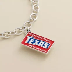 Enamel "Greetings From Texas" Charm -Charmora Shop CM 5805 435696 altS
