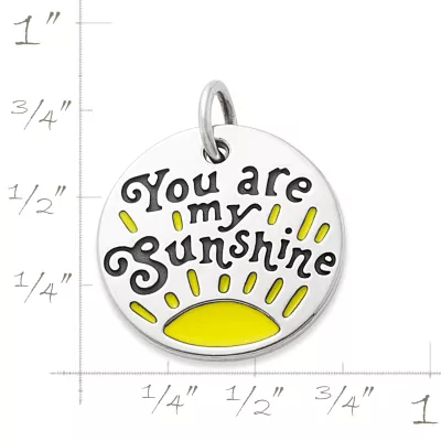 Enamel "You Are My Sunshine" Charm 4 Enamel "You Are My Sunshine" Charm - Image 4