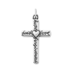 From The Heart Cross Pendant