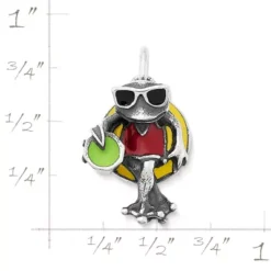 Enamel Party Frog Charm -Charmora Shop CM 5995 855797 rul