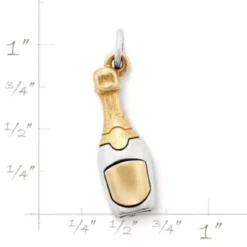 Champagne Bottle Charm -Charmora Shop CM 6015 421317 rul