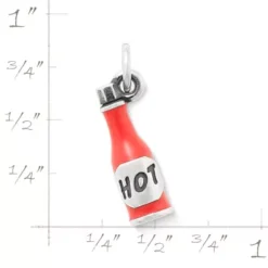 Enamel "Hot" Sauce Charm -Charmora Shop CM 6017 472203 rul