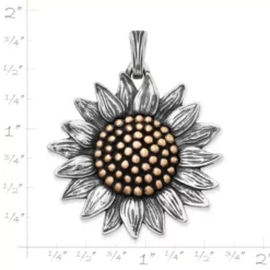 Wild Sunflower Pendant -Charmora Shop CM 6022 571281 rul
