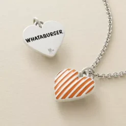 Enamel "Whataburger®" Heart Charm -Charmora Shop CM 6027 680885 altS