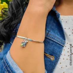 Enamel Festive Bunny Charm 7 Enamel Festive Bunny Charm -Charmora Shop CM 6034 425593 IGC