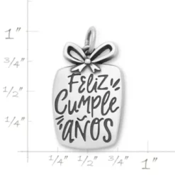"Feliz Cumpleanos" Charm -Charmora Shop CM 6046 454289 rul