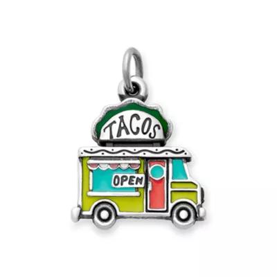 Enamel Taco Truck Charm 1 Enamel Taco Truck Charm
