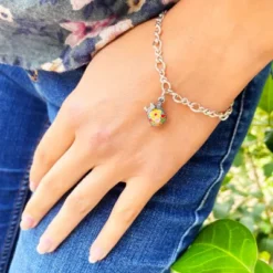 Enamel Festive Turtle Charm -Charmora Shop CM 6072 161910 IGC