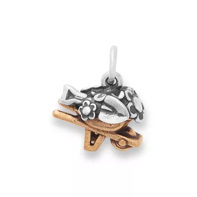 Garden Wheelbarrow Charm 1 Garden Wheelbarrow Charm