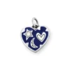 Enamel Written In The Stars Heart Charm
