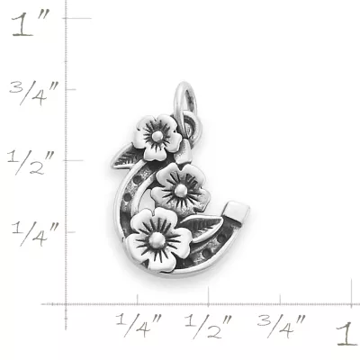 Floral Horseshoe Charm 4 Floral Horseshoe Charm - Image 4