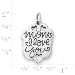 Mom I Love You Charm -Charmora Shop CM 6113 958748 rul