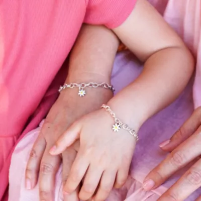 Enamel Mini Flower Charm 1 Enamel Mini Flower Charm