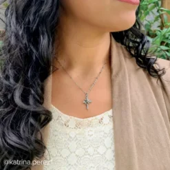 Growing In Faith Cross Charm -Charmora Shop CM 6132 446699 IGC