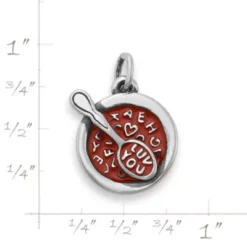 Enamel Alphabet Soup Charm -Charmora Shop CM 6141 475915 rul