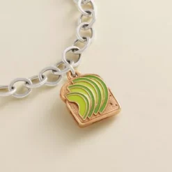 Enamel Avocado Toast Charm -Charmora Shop CM 6142 543949 altS