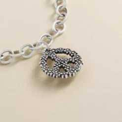 Floral Peace Sign Charm -Charmora Shop CM 6145 798585 altS