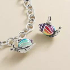 Enamel Colorful Snail Charm -Charmora Shop CM 6150 177939 altS