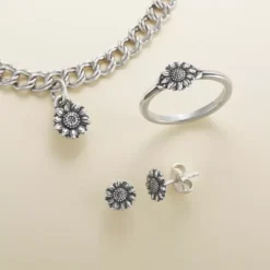 Mini Sunflower Charm -Charmora Shop MiniSunflower SS col